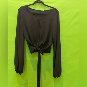 Fashion Nova Black Blouse
One Size